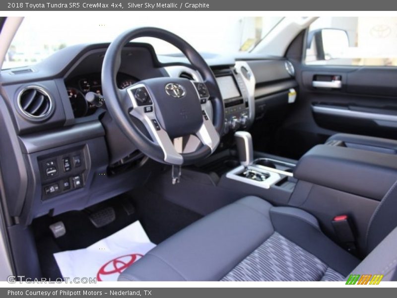 Silver Sky Metallic / Graphite 2018 Toyota Tundra SR5 CrewMax 4x4