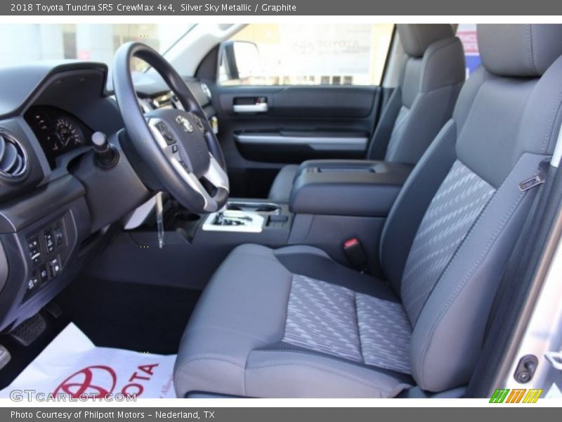 Silver Sky Metallic / Graphite 2018 Toyota Tundra SR5 CrewMax 4x4