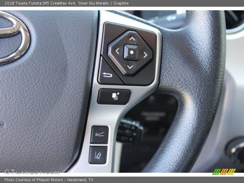 Silver Sky Metallic / Graphite 2018 Toyota Tundra SR5 CrewMax 4x4