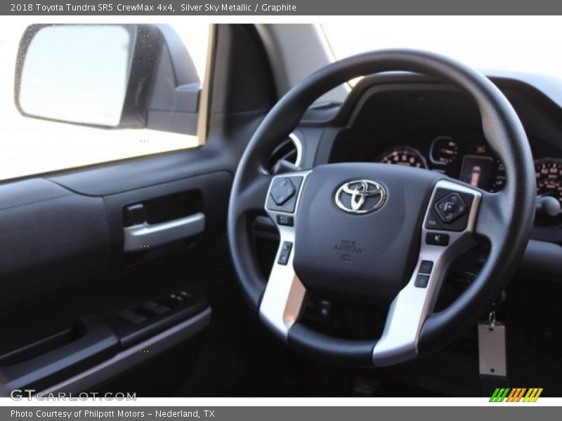 Silver Sky Metallic / Graphite 2018 Toyota Tundra SR5 CrewMax 4x4