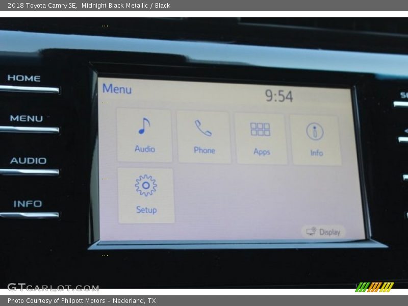 Midnight Black Metallic / Black 2018 Toyota Camry SE