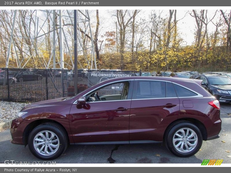 Basque Red Pearl II / Parchment 2017 Acura RDX AWD
