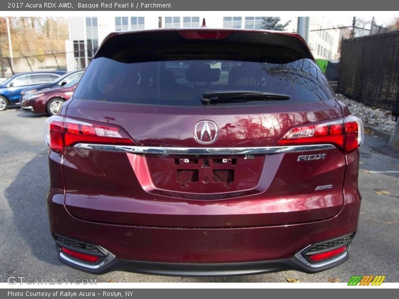 Basque Red Pearl II / Parchment 2017 Acura RDX AWD