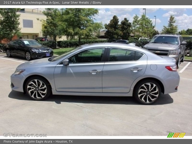 Lunar Silver Metallic / Ebony 2017 Acura ILX Technology Plus A-Spec