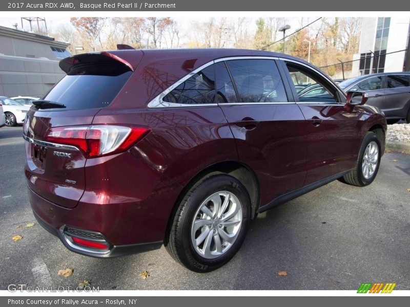 Basque Red Pearl II / Parchment 2017 Acura RDX AWD