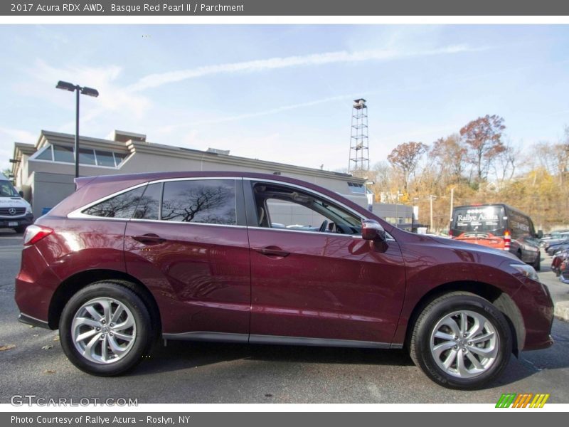 Basque Red Pearl II / Parchment 2017 Acura RDX AWD
