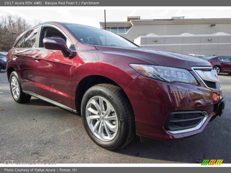 Basque Red Pearl II / Parchment 2017 Acura RDX AWD