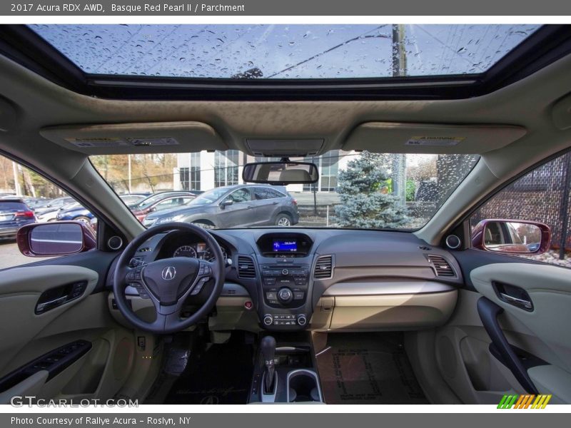 Basque Red Pearl II / Parchment 2017 Acura RDX AWD