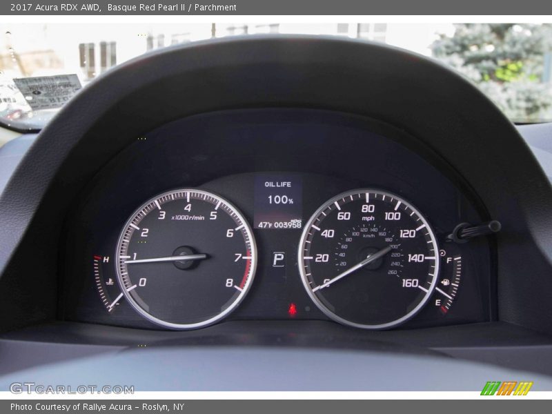Basque Red Pearl II / Parchment 2017 Acura RDX AWD