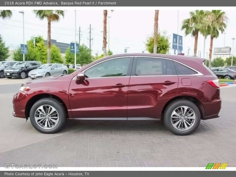 Basque Red Pearl II / Parchment 2018 Acura RDX FWD Advance