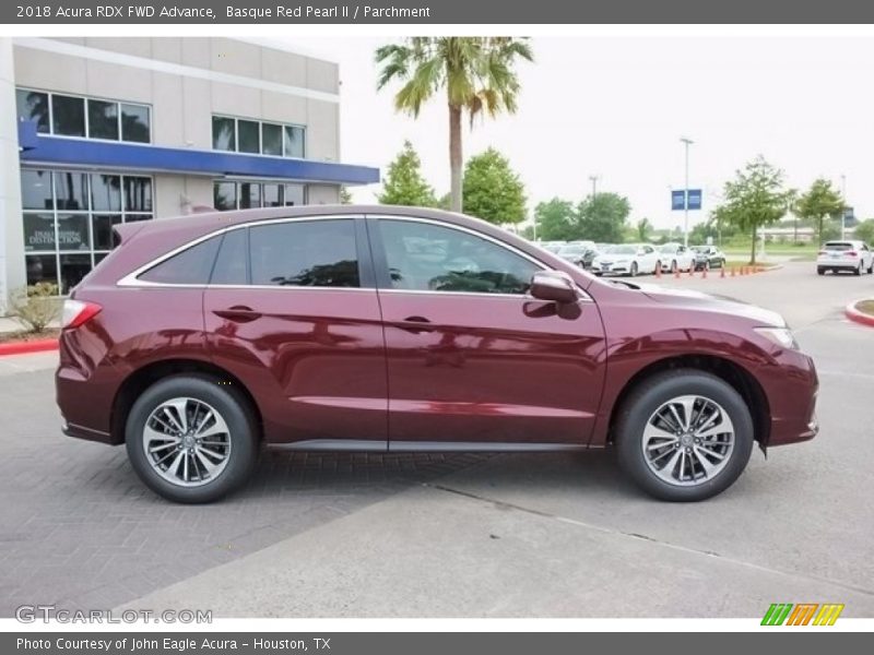 Basque Red Pearl II / Parchment 2018 Acura RDX FWD Advance