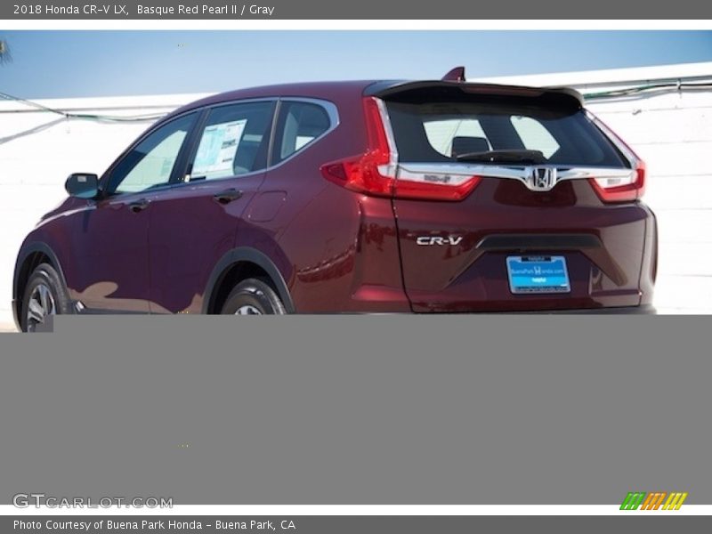 Basque Red Pearl II / Gray 2018 Honda CR-V LX