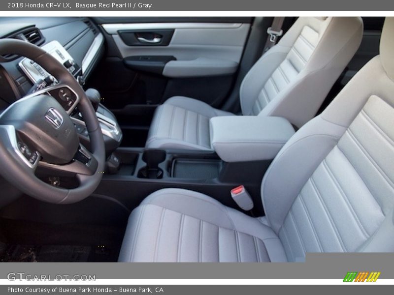 Basque Red Pearl II / Gray 2018 Honda CR-V LX