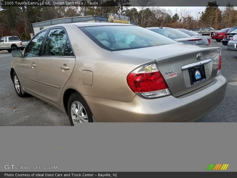 Desert Sand Mica / Taupe 2005 Toyota Camry LE V6