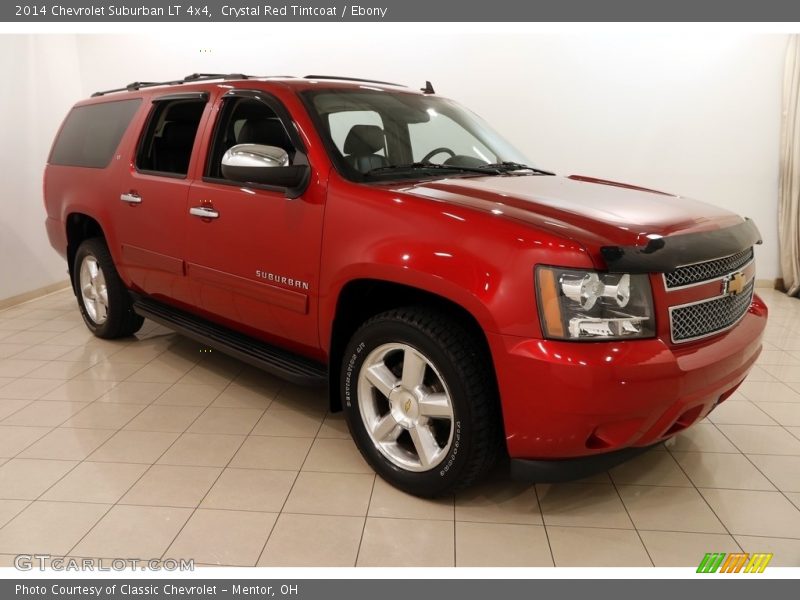 Crystal Red Tintcoat / Ebony 2014 Chevrolet Suburban LT 4x4