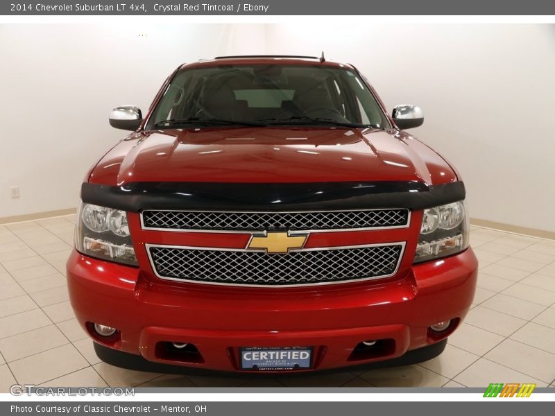 Crystal Red Tintcoat / Ebony 2014 Chevrolet Suburban LT 4x4