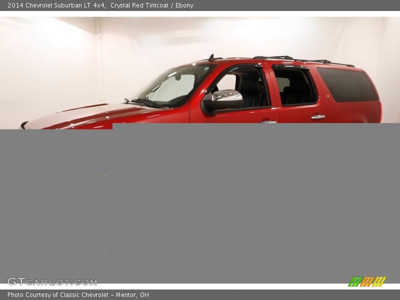 Crystal Red Tintcoat / Ebony 2014 Chevrolet Suburban LT 4x4