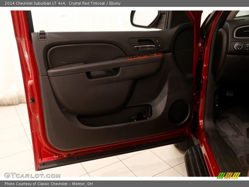 Crystal Red Tintcoat / Ebony 2014 Chevrolet Suburban LT 4x4