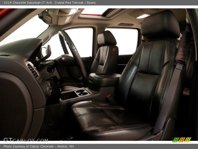 Crystal Red Tintcoat / Ebony 2014 Chevrolet Suburban LT 4x4