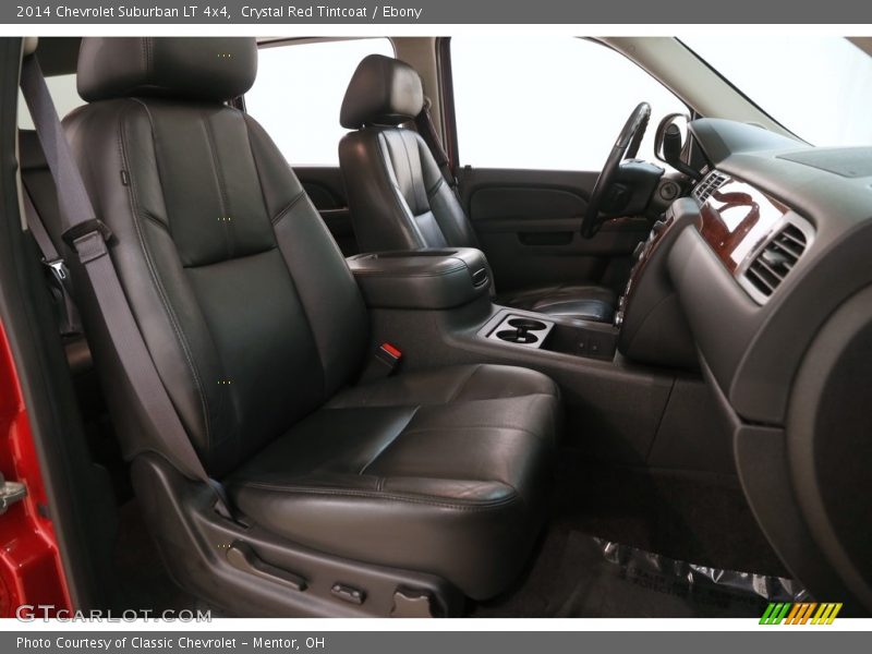 Crystal Red Tintcoat / Ebony 2014 Chevrolet Suburban LT 4x4