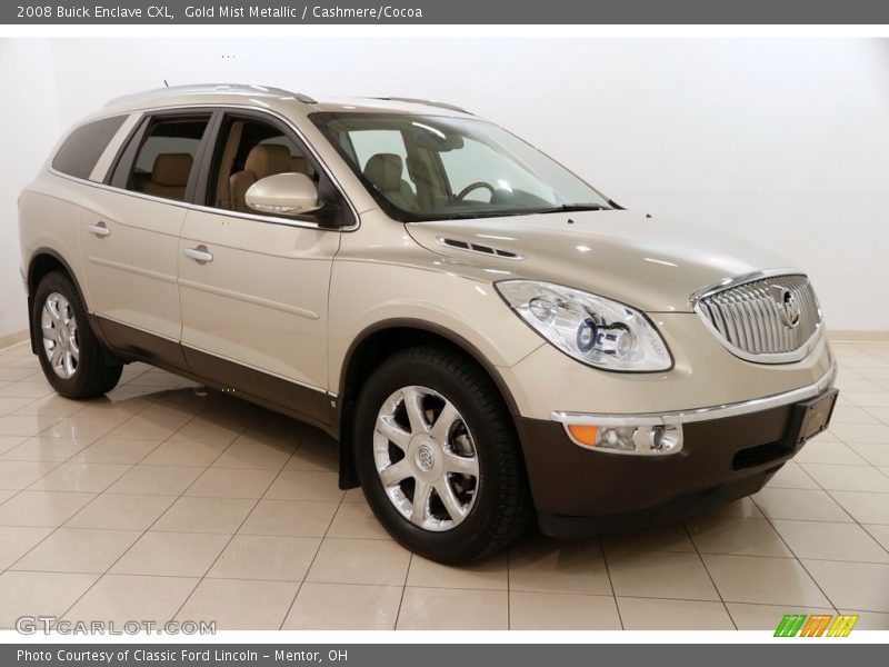 Gold Mist Metallic / Cashmere/Cocoa 2008 Buick Enclave CXL