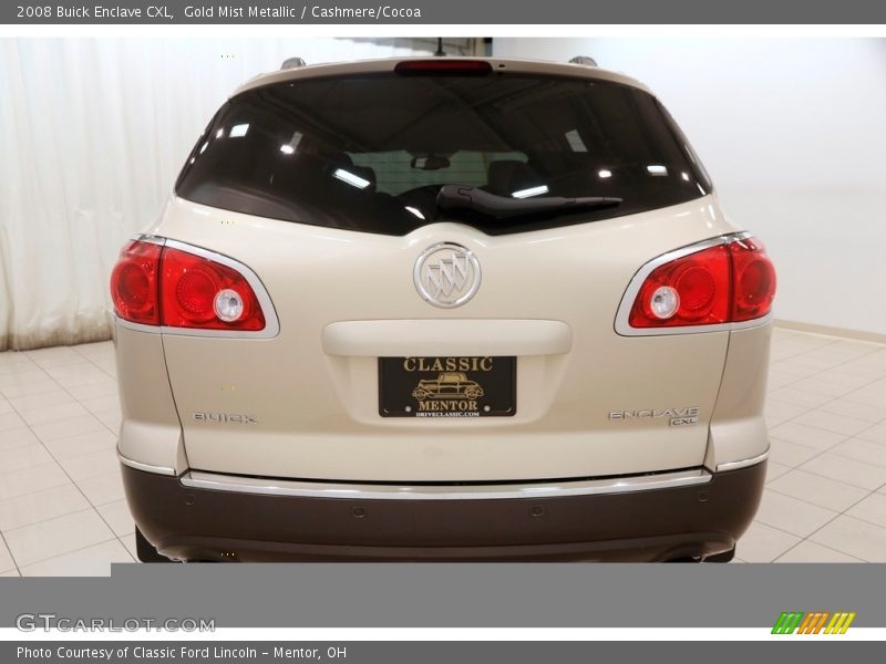 Gold Mist Metallic / Cashmere/Cocoa 2008 Buick Enclave CXL