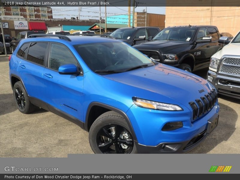  2018 Cherokee Latitude 4x4 Hydro Blue Pearl