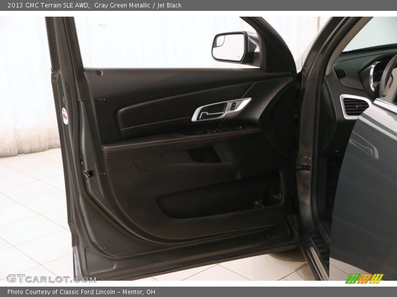 Gray Green Metallic / Jet Black 2013 GMC Terrain SLE AWD