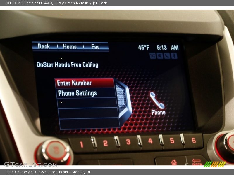 Gray Green Metallic / Jet Black 2013 GMC Terrain SLE AWD