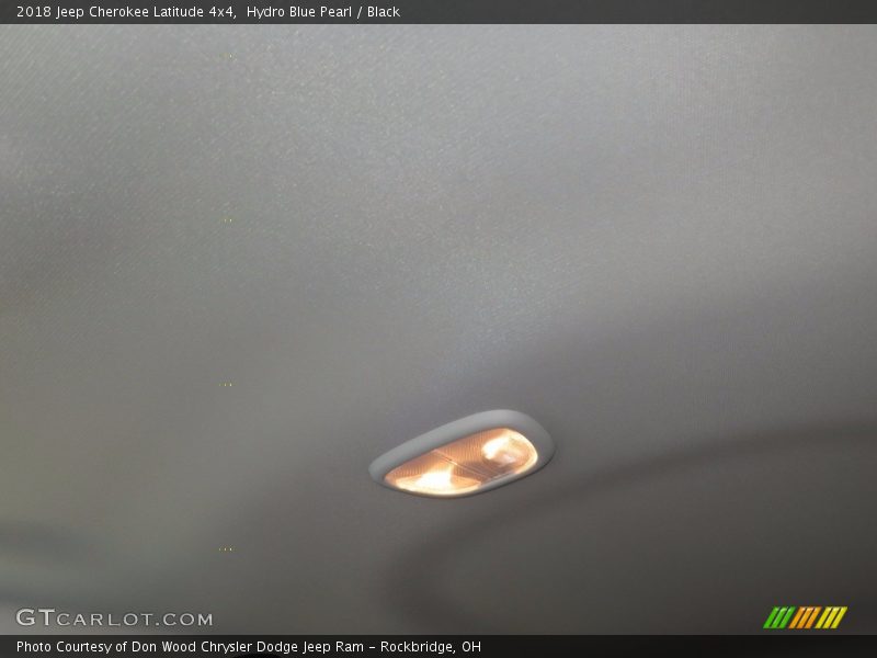 Hydro Blue Pearl / Black 2018 Jeep Cherokee Latitude 4x4