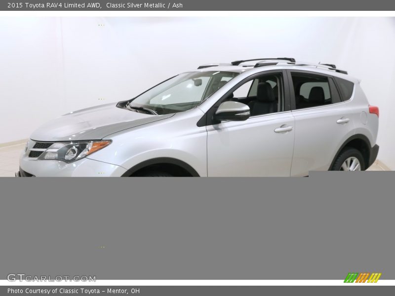 Classic Silver Metallic / Ash 2015 Toyota RAV4 Limited AWD