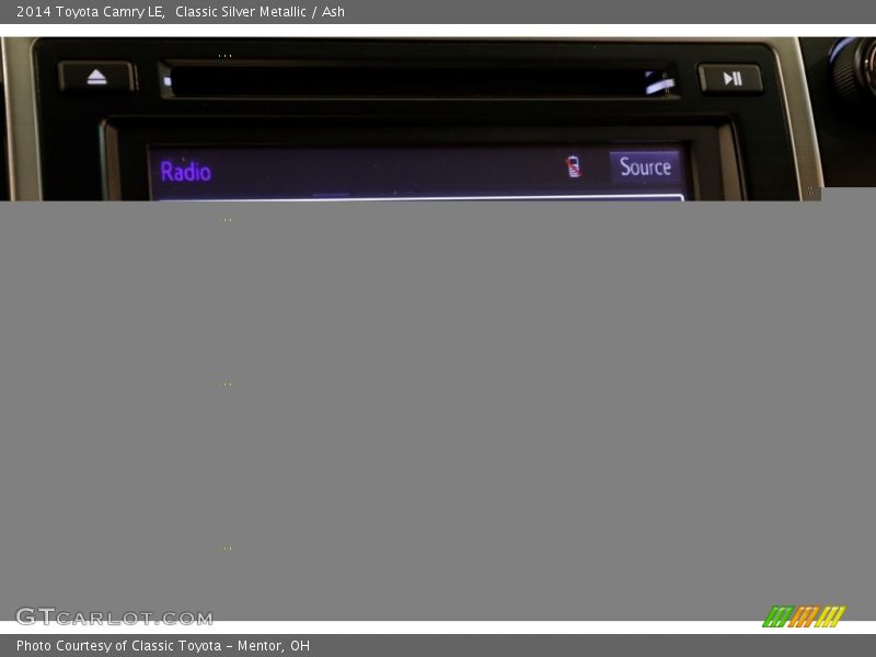 Classic Silver Metallic / Ash 2014 Toyota Camry LE