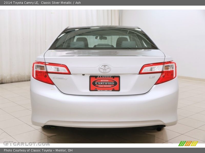 Classic Silver Metallic / Ash 2014 Toyota Camry LE
