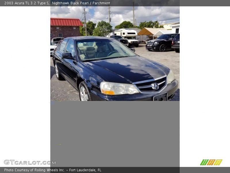 Nighthawk Black Pearl / Parchment 2003 Acura TL 3.2 Type S