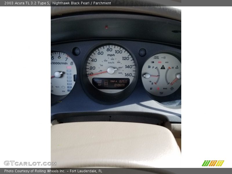 Nighthawk Black Pearl / Parchment 2003 Acura TL 3.2 Type S