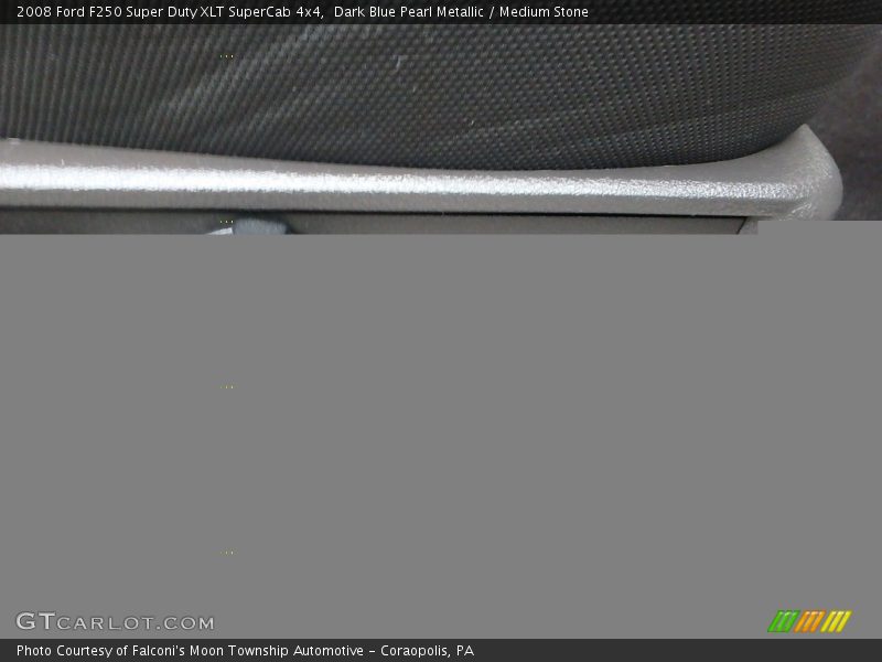 Dark Blue Pearl Metallic / Medium Stone 2008 Ford F250 Super Duty XLT SuperCab 4x4