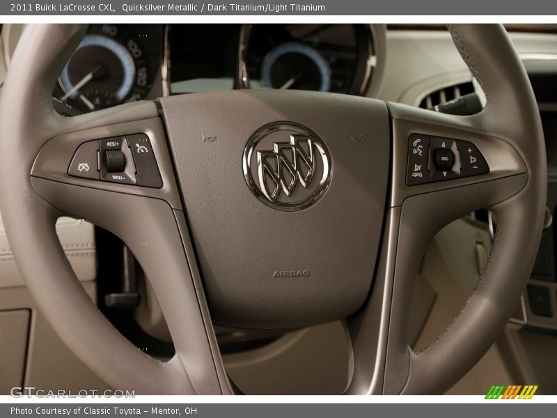 Quicksilver Metallic / Dark Titanium/Light Titanium 2011 Buick LaCrosse CXL