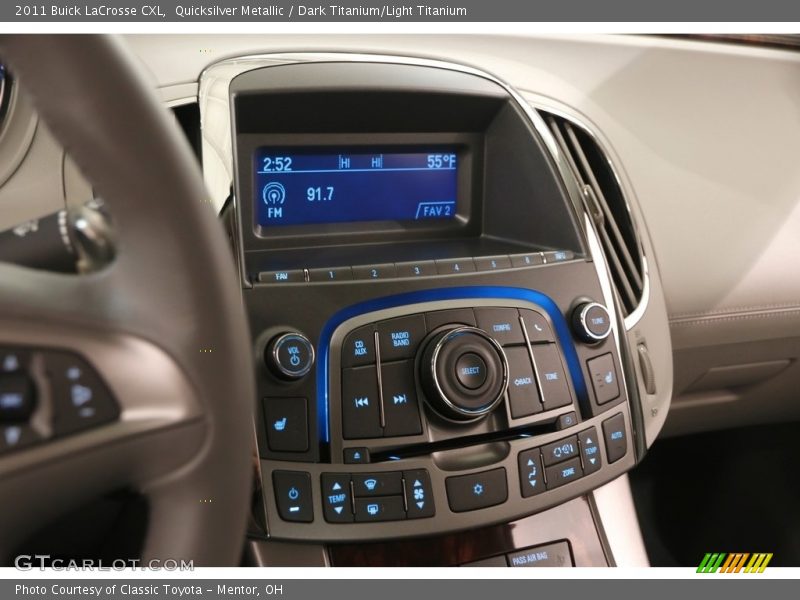 Quicksilver Metallic / Dark Titanium/Light Titanium 2011 Buick LaCrosse CXL