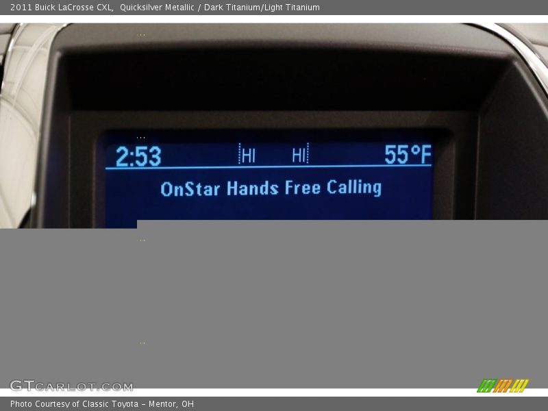 Quicksilver Metallic / Dark Titanium/Light Titanium 2011 Buick LaCrosse CXL