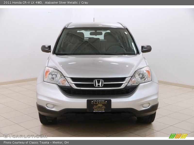 Alabaster Silver Metallic / Gray 2011 Honda CR-V LX 4WD