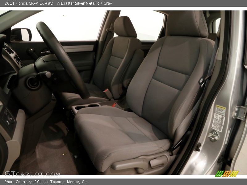 Alabaster Silver Metallic / Gray 2011 Honda CR-V LX 4WD