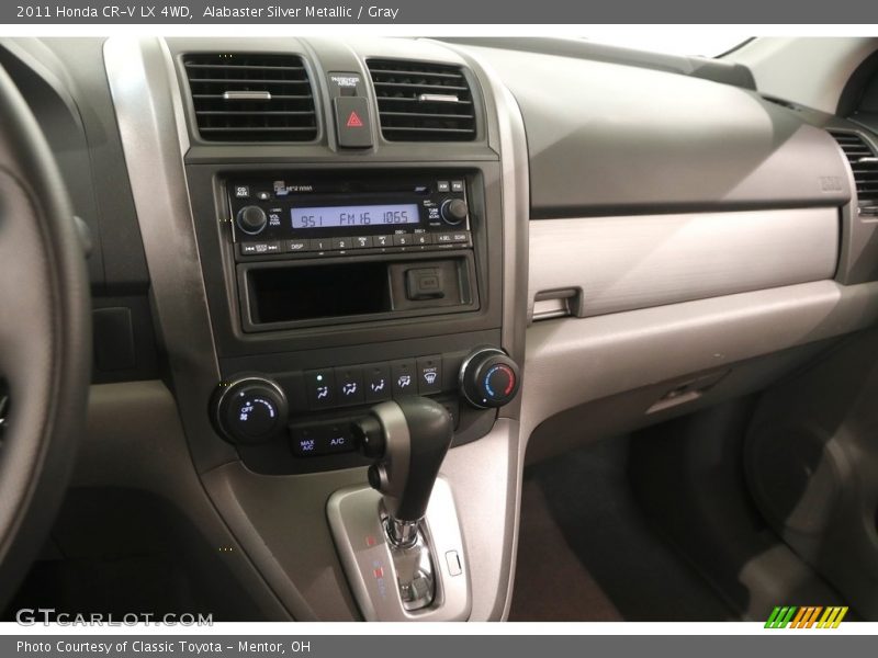 Alabaster Silver Metallic / Gray 2011 Honda CR-V LX 4WD