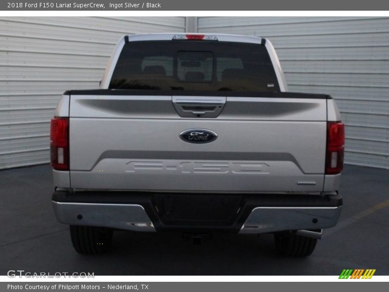 Ingot Silver / Black 2018 Ford F150 Lariat SuperCrew