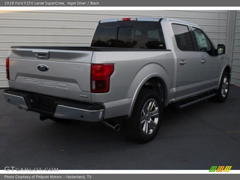 Ingot Silver / Black 2018 Ford F150 Lariat SuperCrew