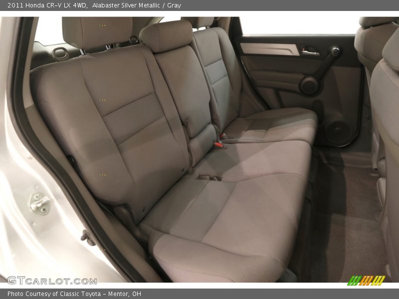 Alabaster Silver Metallic / Gray 2011 Honda CR-V LX 4WD