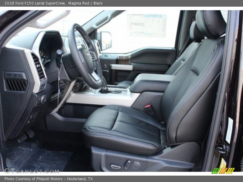  2018 F150 Lariat SuperCrew Black Interior