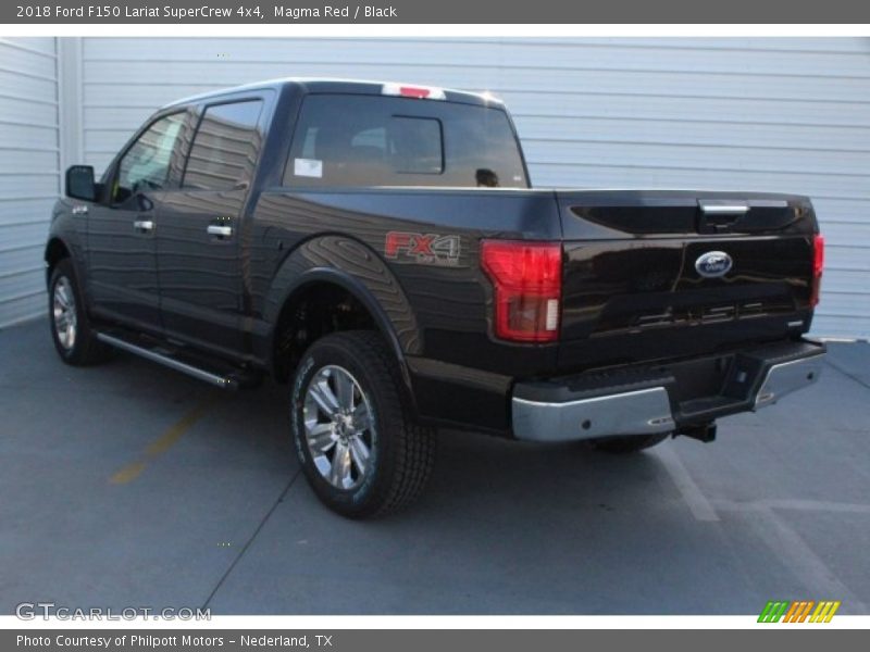 Magma Red / Black 2018 Ford F150 Lariat SuperCrew 4x4