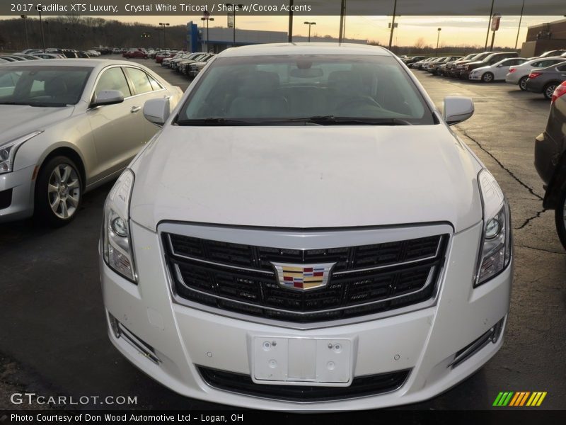 Crystal White Tricoat / Shale w/Cocoa Accents 2017 Cadillac XTS Luxury