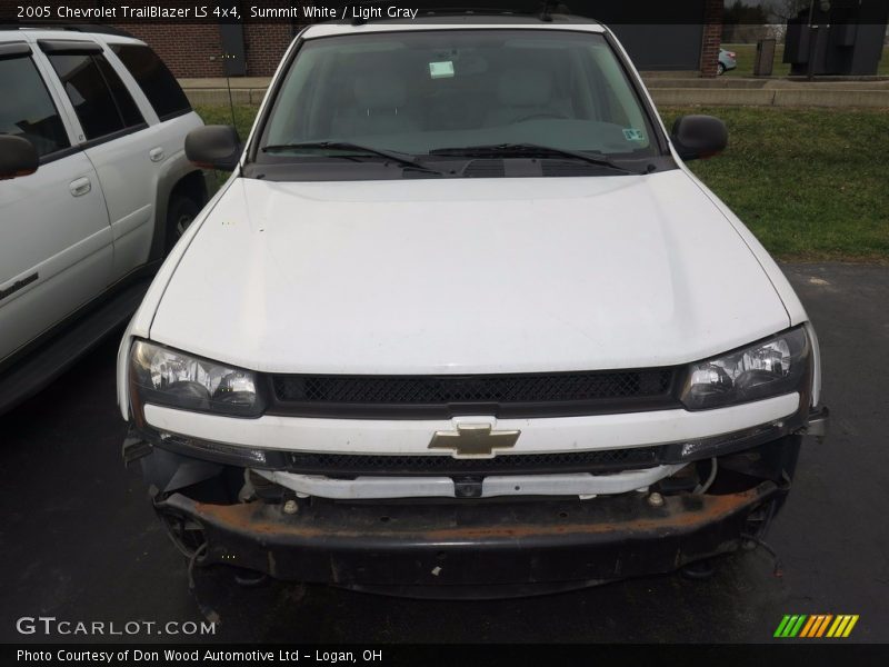 Summit White / Light Gray 2005 Chevrolet TrailBlazer LS 4x4