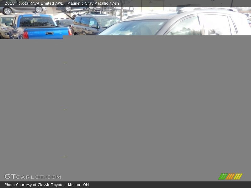 Magnetic Gray Metallic / Ash 2018 Toyota RAV4 Limited AWD
